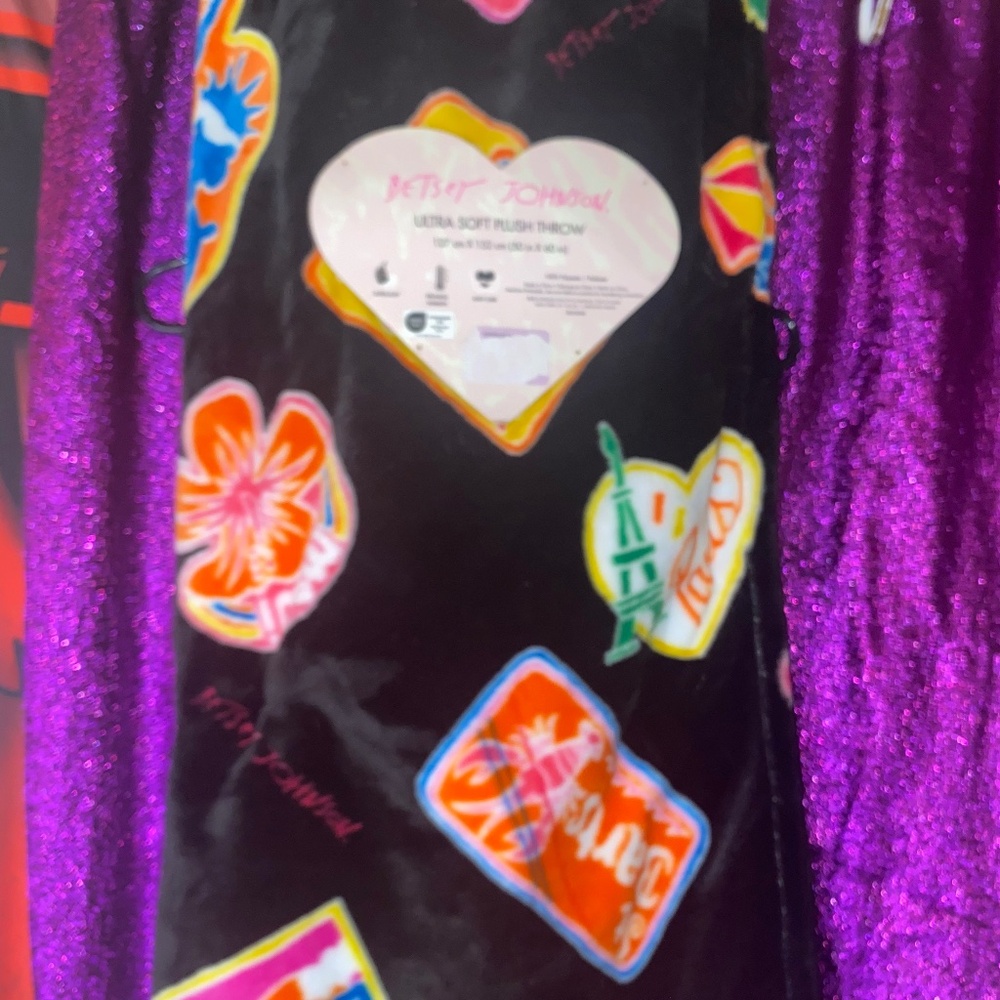 Super soft Betsey Johnson throw